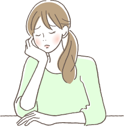今夜飲み会がある人物イラスト