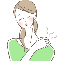 疲れが溜まっている症状のイラスト